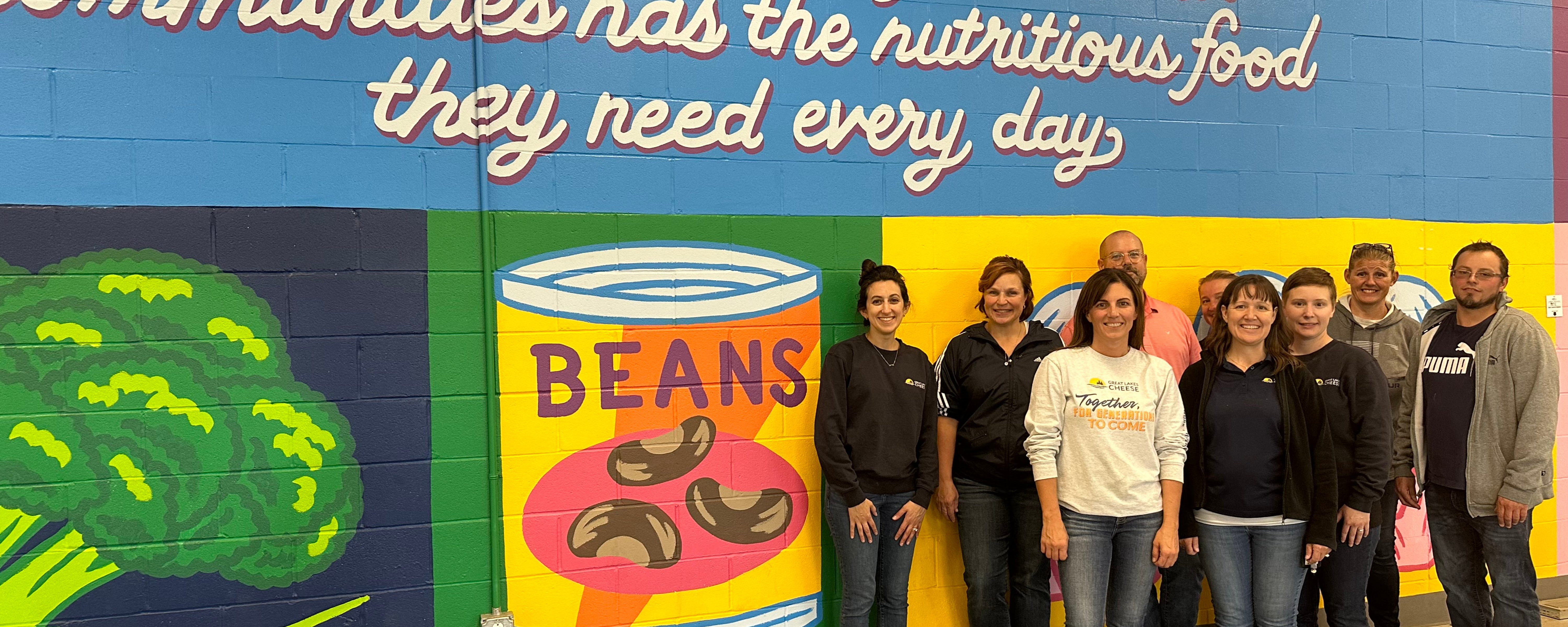 NEW PHOTO Great Lakes Cheese Employee-Owners at the Food Bank