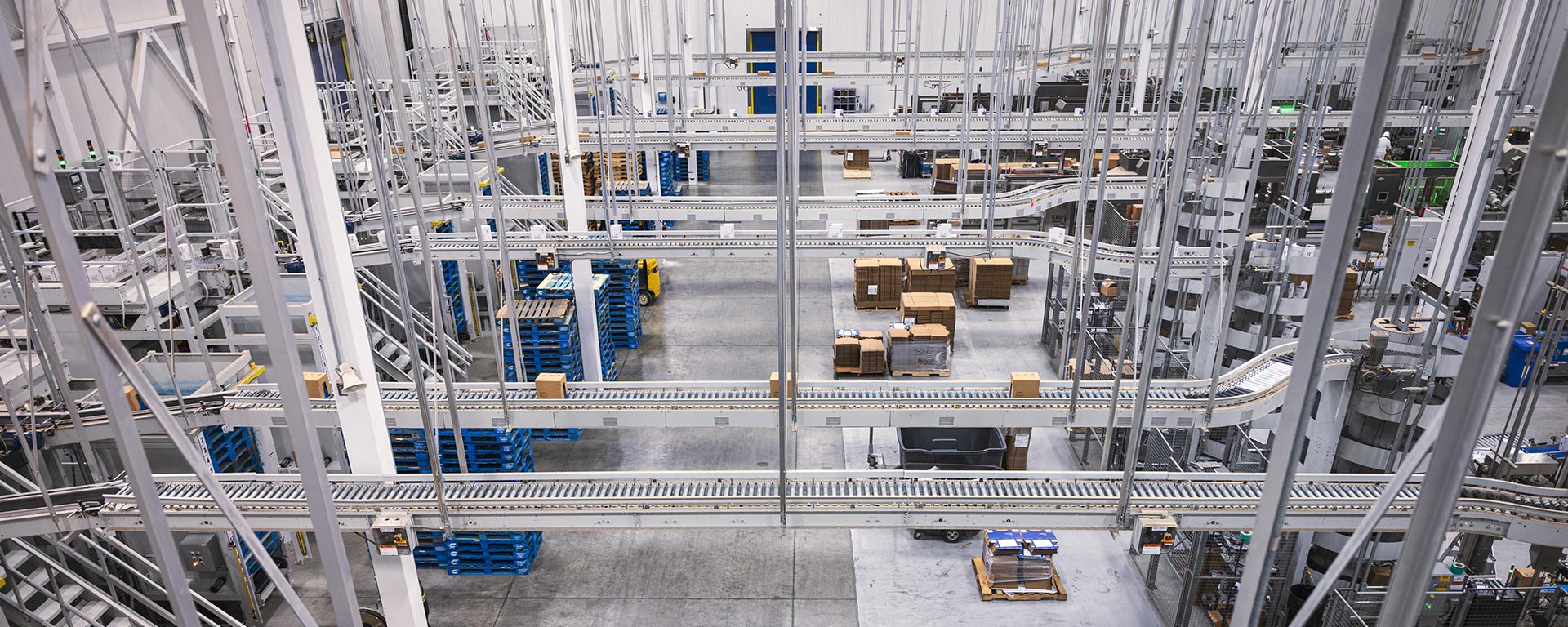 Interior of a cheese production facility